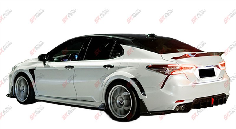 Unpainted ABS Fender Flares Wide Body Exterior For 2018-24 Toyota Camry SE XSE