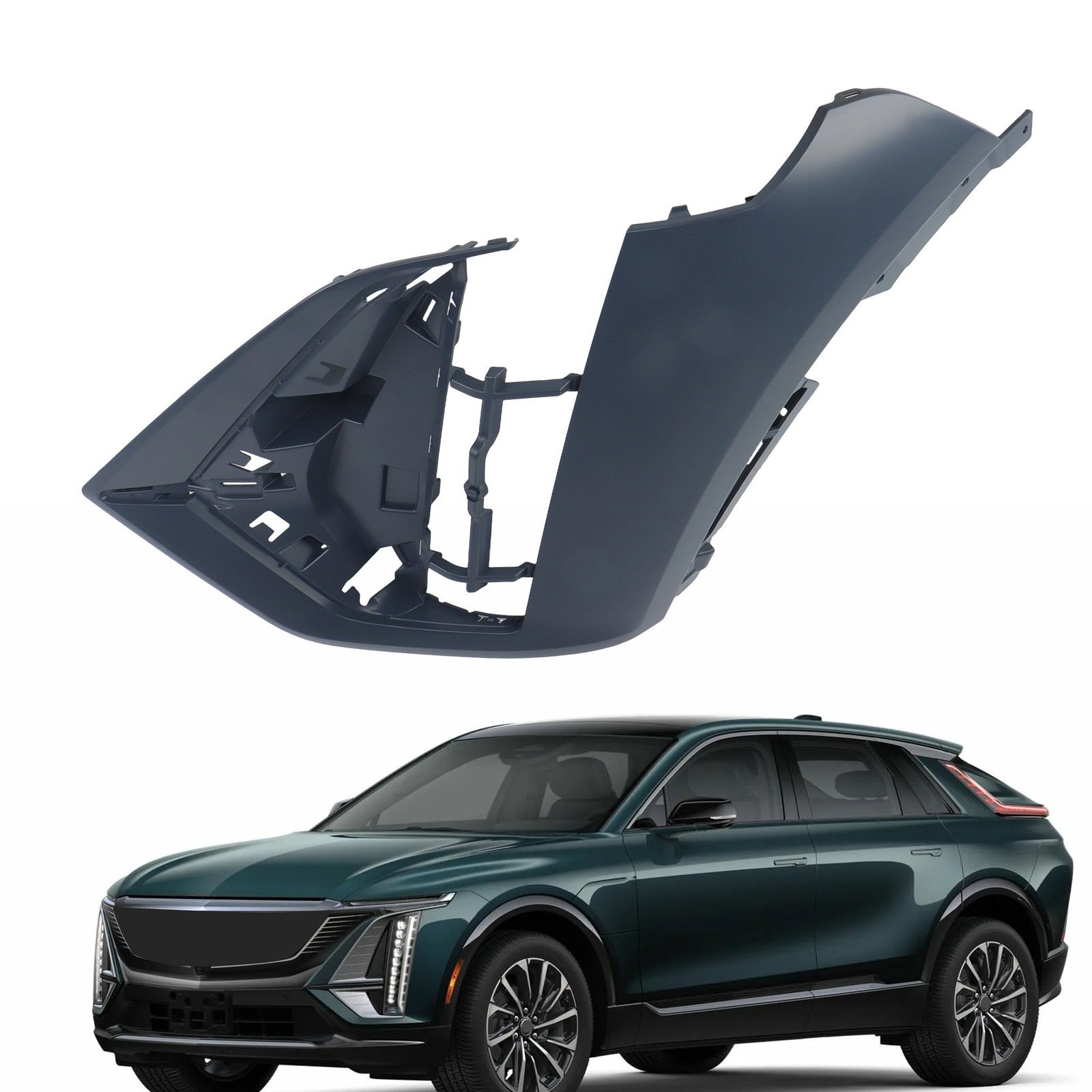 Labwork Painted Front Left Headlight Fascia For Lyriq 2023-2024 W/O Park Assist