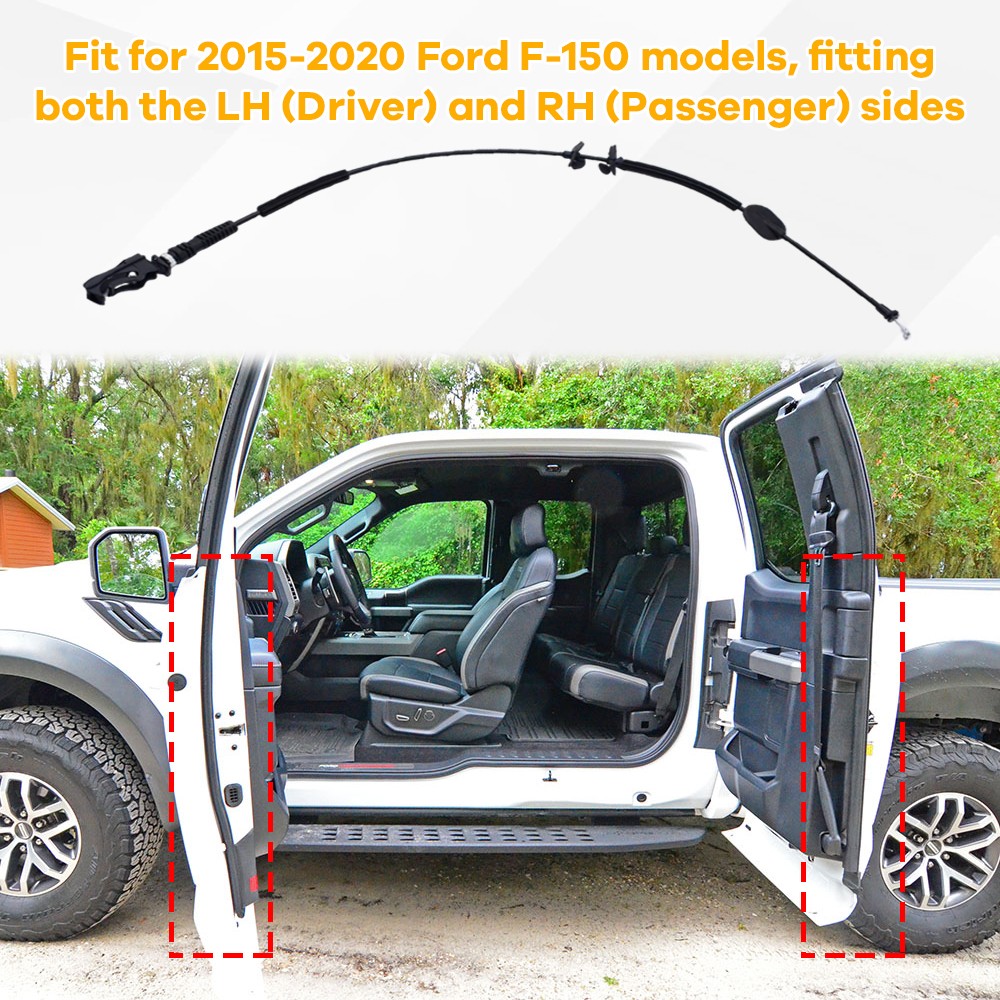 Car Front Door Latch Release Cable Compatible With Ford F-150 2015-2019 2020
