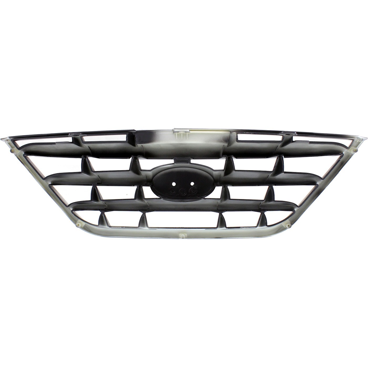 Grille For 2004-2006 Hyundai Elantra Painted Black Shell and Insert