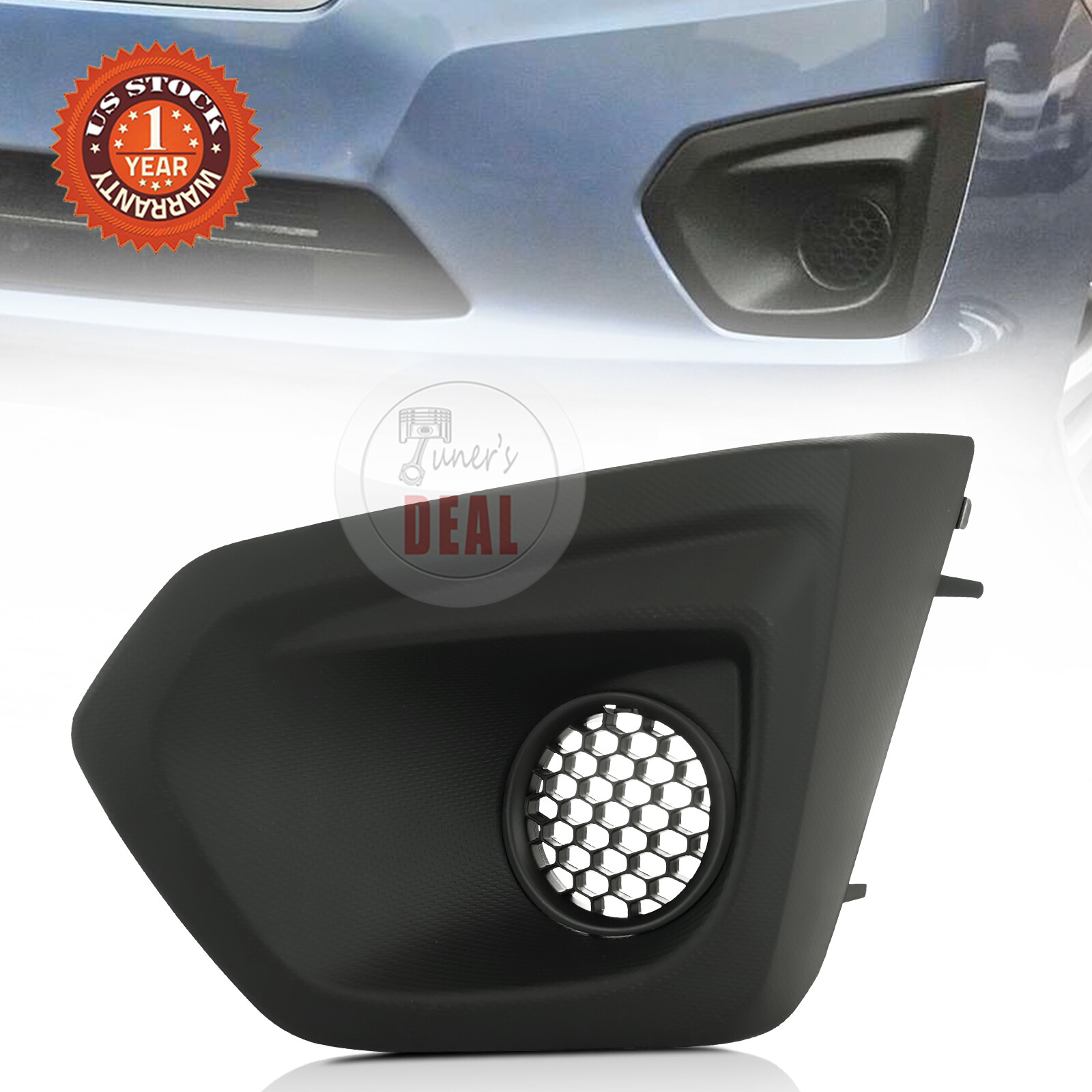 Left Driver Side Fog Light Cover Bezel Fits 2012 2013 2014 Subaru Impreza