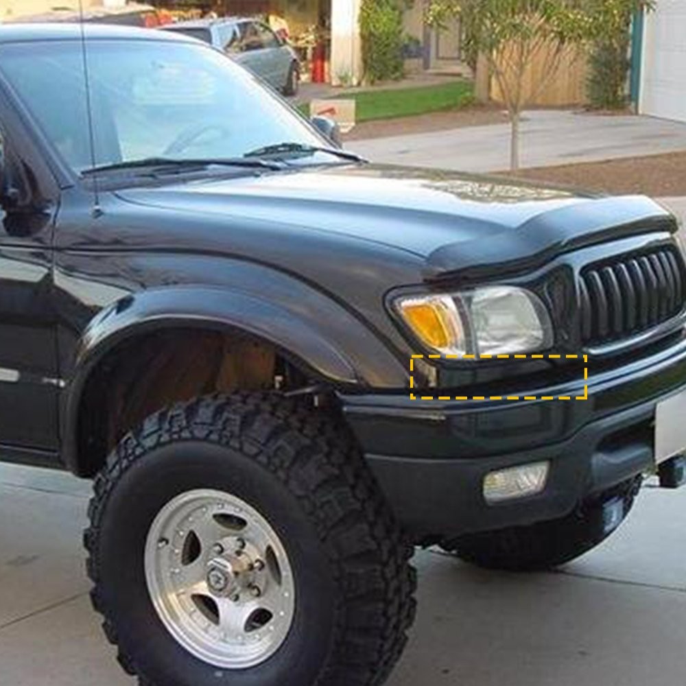 L&R For Toyota Tacoma 2001-2004 Front Bumper Grille Headlight Filler Trim Panels