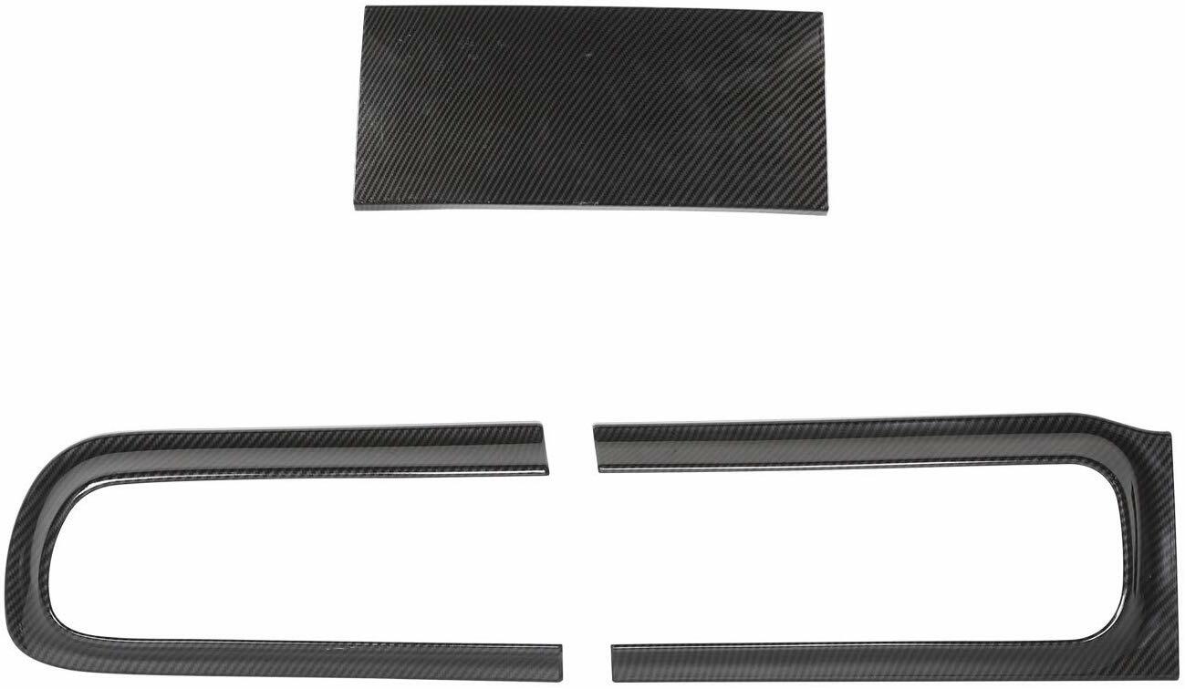 Rear Taillight Light Cover Trim Kit for Dodge Challenger 2015-2023 Carbon Fiber