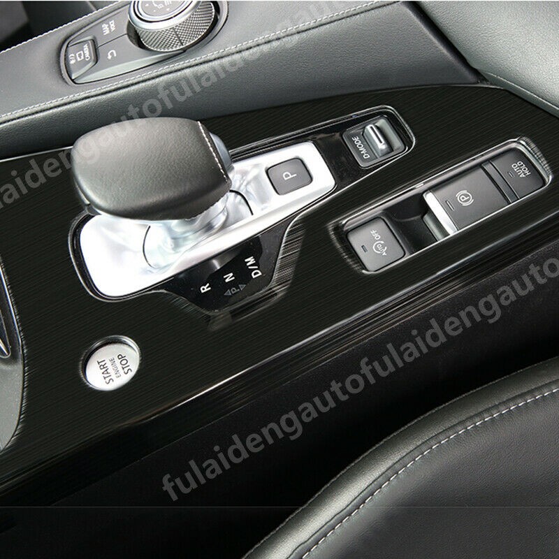Fit For Infiniti QX50 19-25 Black steel Interior Gear Shift Box Panel Cover Trim