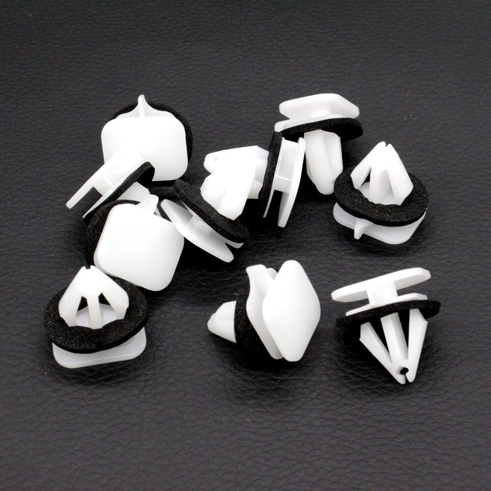 20x Fits Lincoln Rocker Moulding Clip with Sealer Nylon Retainer Mounting #21523