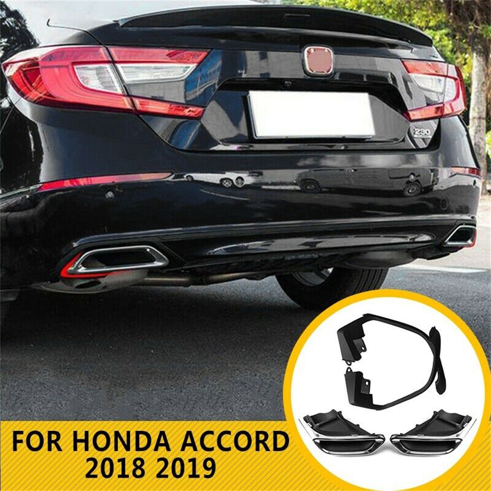 For Honda Accord 2018-20 Exhaust Muffler Tail Pipe Tip Tailpipe Modified upgrade