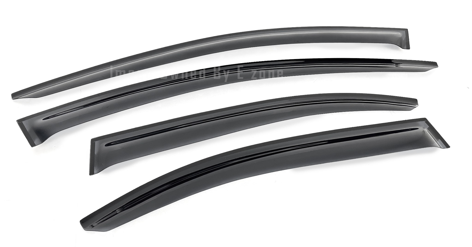 Window Visor F&R Sun Shade Rain Wind Guard Fit 17-23 Mercedes E-Class Sedan W213