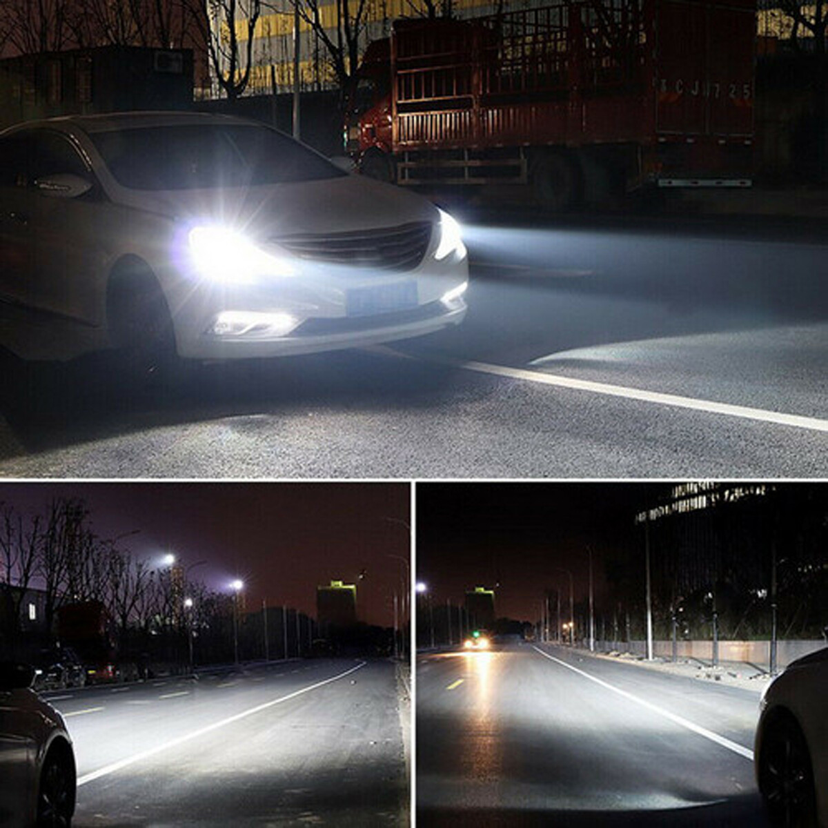 For Toyota Corolla iM RAV4 2017-2018 -2PC 6000K LED Headlight Bulb High Low Beam