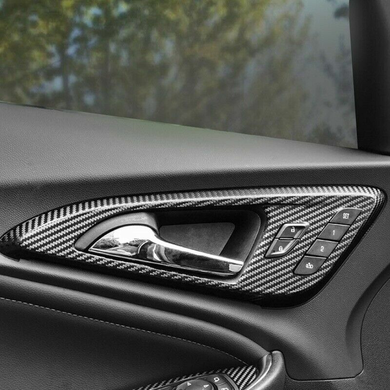 For Chevrolet Malibu 2016-2019 Carbon Fiber Interior Decor Kits Trim Sticker X21