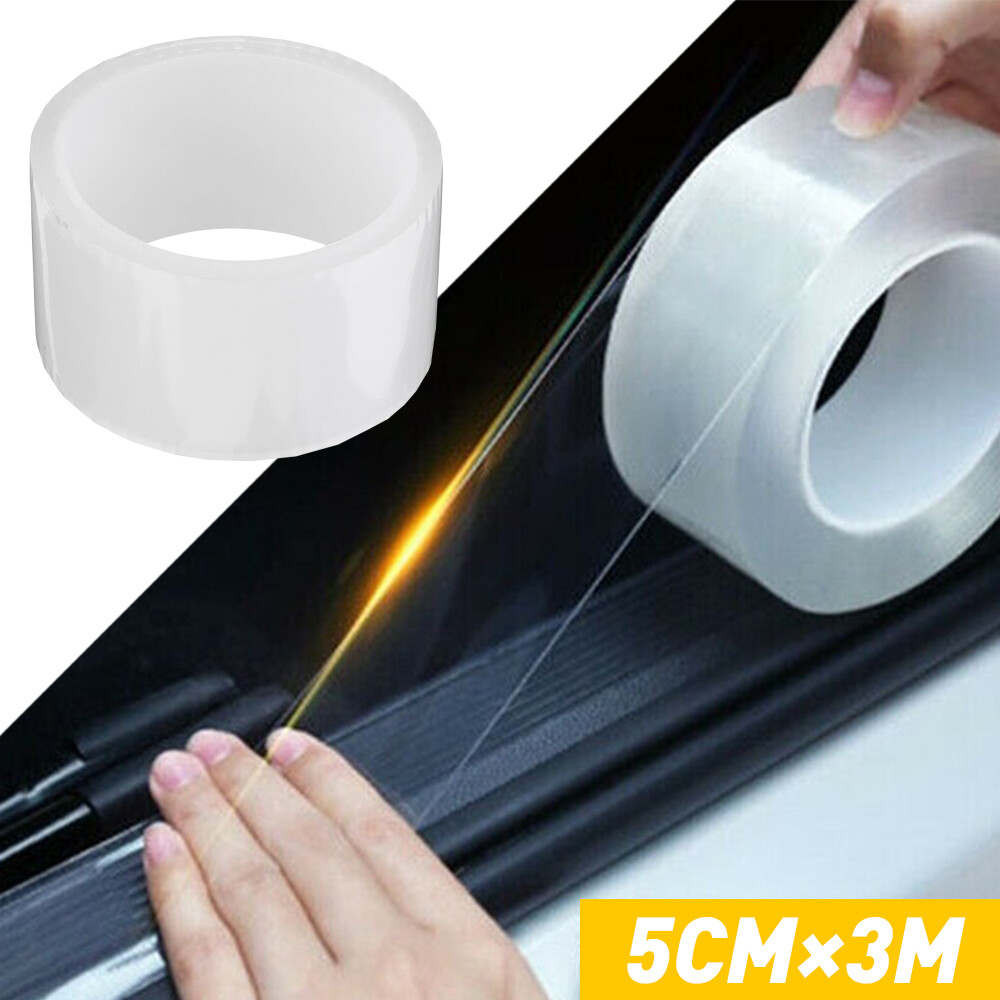 Car Sticker Transparent DIY Door Sill Protector Edge Guard Strip Film Decal A