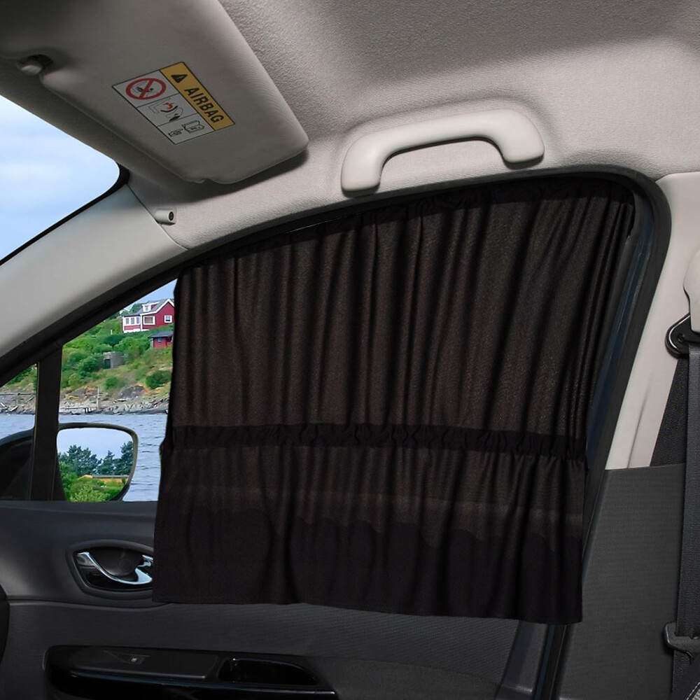 Car Sunshade Window Sun Shade Curtains Partition Privacy Curtain UV Protection