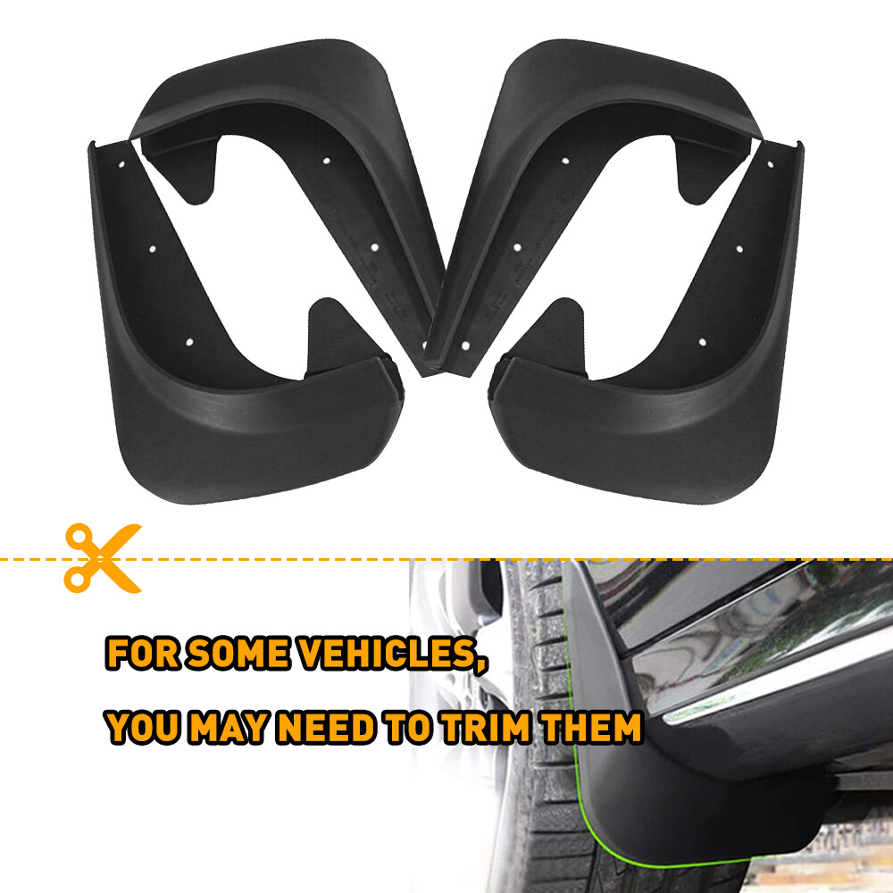 EVA Plastic solid Mud Flaps Splash Guards Car Front & Rear Fender Waterproof