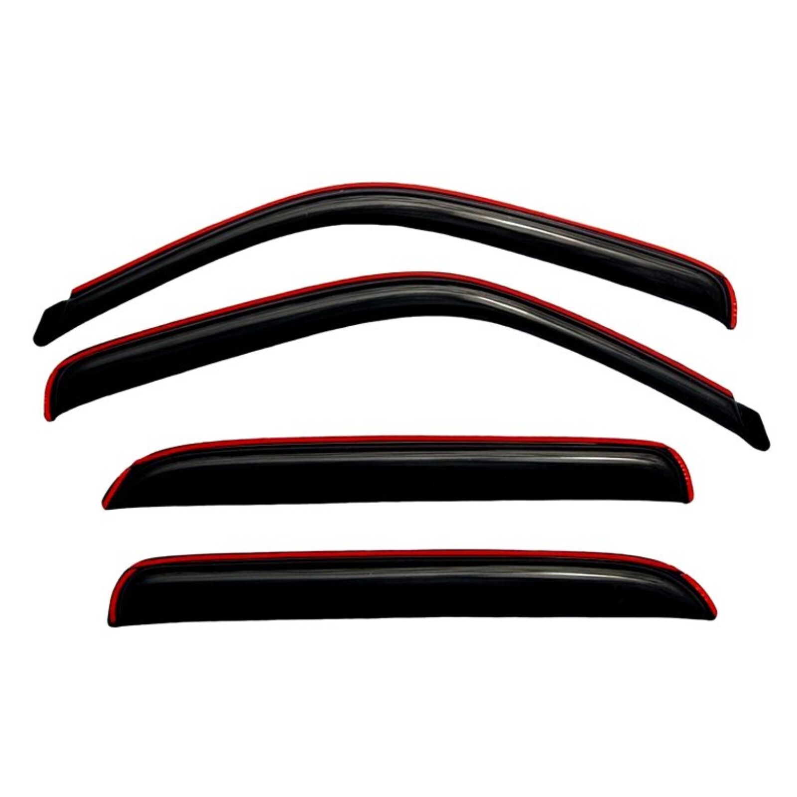 AVS Front & Rear In-Channel Smoke Window Ventvisors for Silverado Sierra 1500