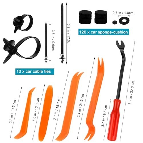 1365Pcs Car Push Retainer Clips Kit for Toyota GM Ford Honda Acura Chrysler