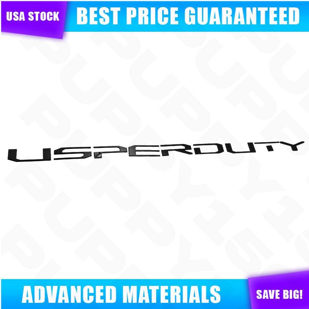 Super Duty Tailgate Insert Letters for 2017-2019 F-250/F-350 Replacemet Emblem
