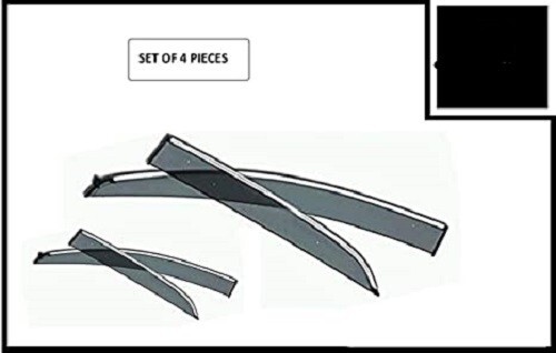 Plastic Window Door Visor Rain Guard Side Wind Deflector FOR M &S Baleno 4 pcs