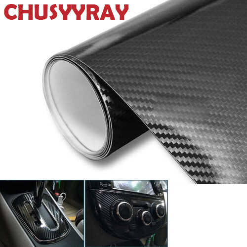 Gloss black Vinyl Film Metallic Wrap Sticker Decal Bubble Free Air Release
