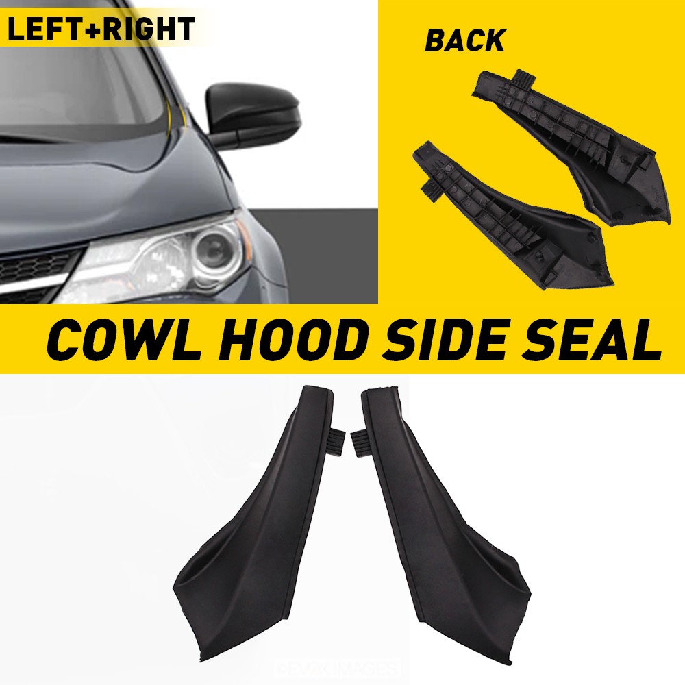 Pair Front Windshield Wiper Cowl Cover For 2013-2019 Toyota RAV4 53867-0R030