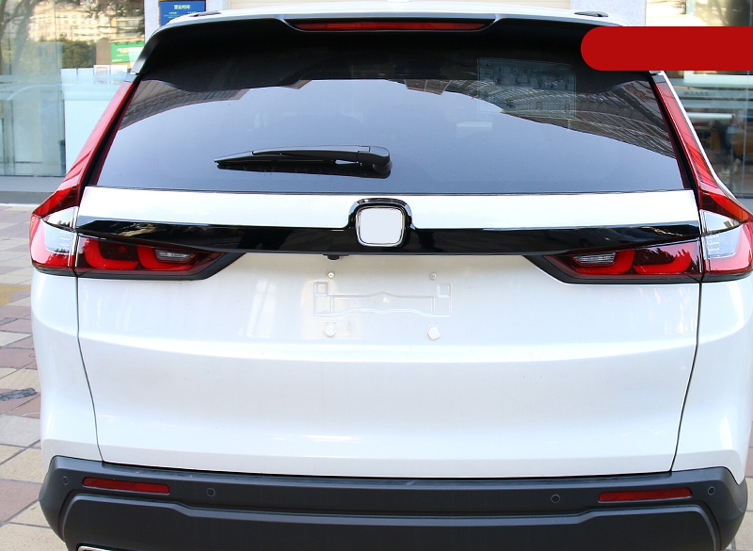 for Honda CR-V CRV 2023-2025 Glossy Black Rear Trunk Lid Molding Cover Trim 1pcs