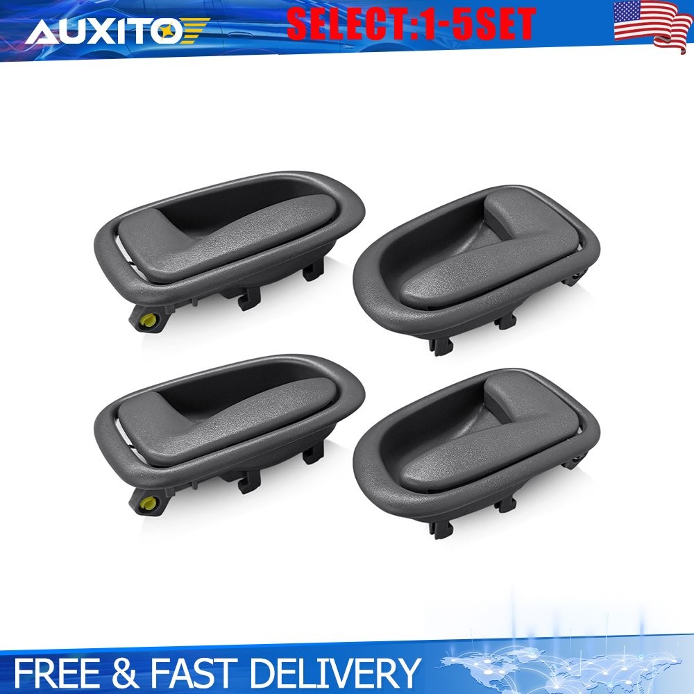 Left Right Front Rear Interior Door Handle Gray Fit 1993-97 Toyota Corolla 4-20X
