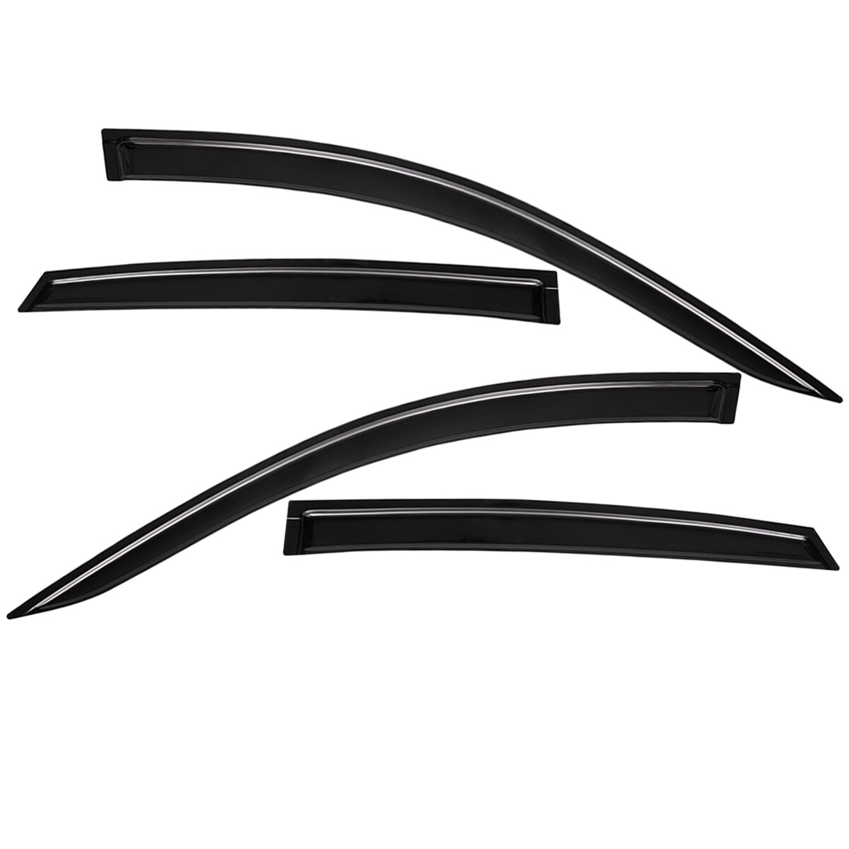 For 2023-2024 Honda Accord Sedan Tape-on Window Visor Wind Deflector Rain Guard
