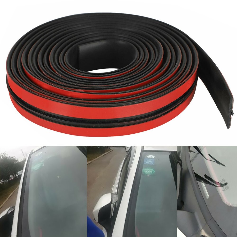 T Windshield Rubber Molding Seal for Trim Universal Windscreen and Windows 10FT