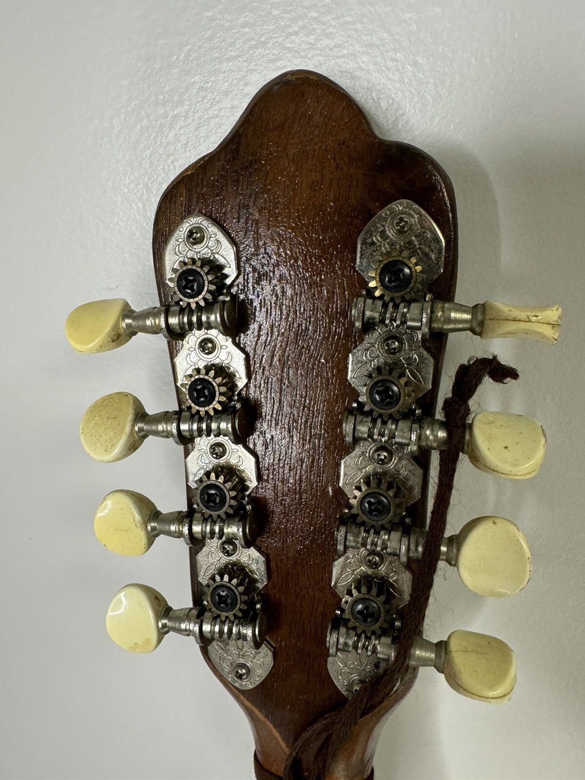 Antique Round Body Mandolin 8 String Restoration Project Instrument Handmade
