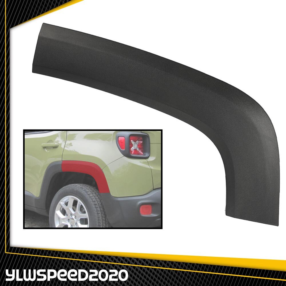 Fit For 15-23 Jeep Renegade Rear Wheel Housing Molding Fender Flare Left & Right