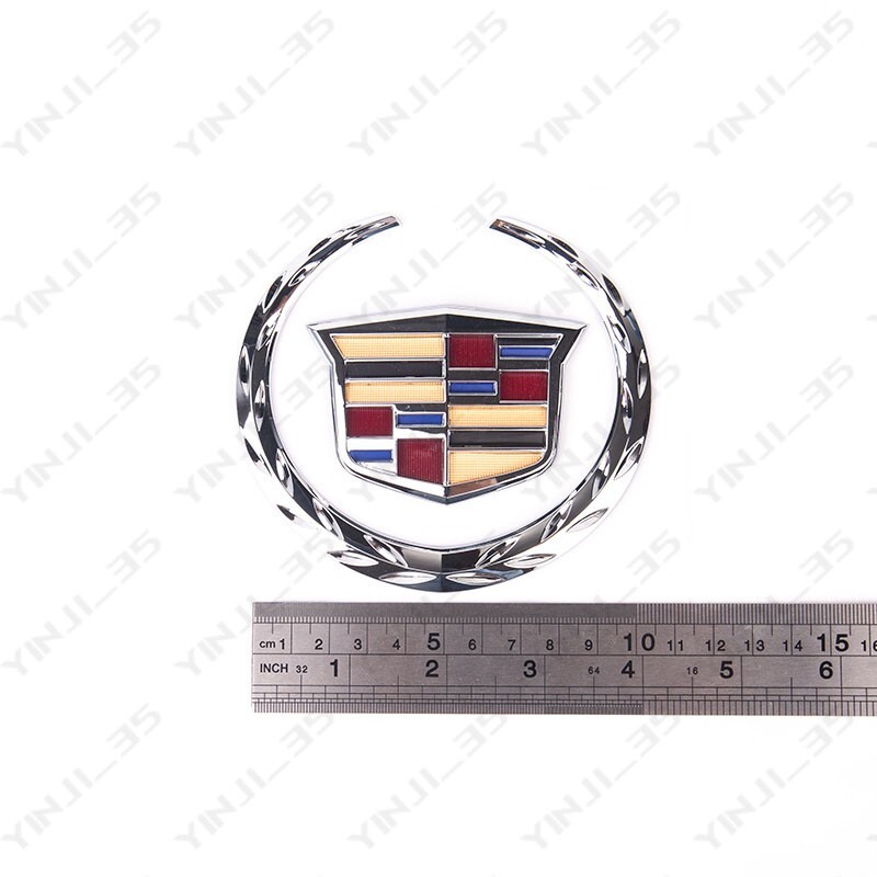 For Cadillac 4.25″ Chrome Color Rear Trunk Lid Emblem