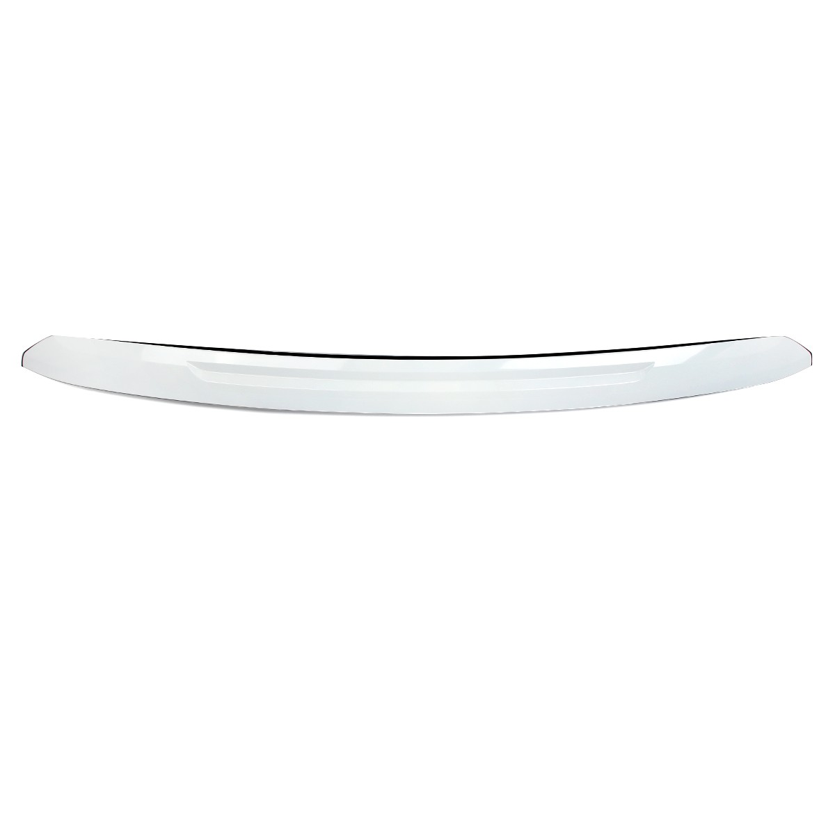 Summit White Hood Molding Trim Front Upper Grille Cover For 2020-2023 GMC Acadia