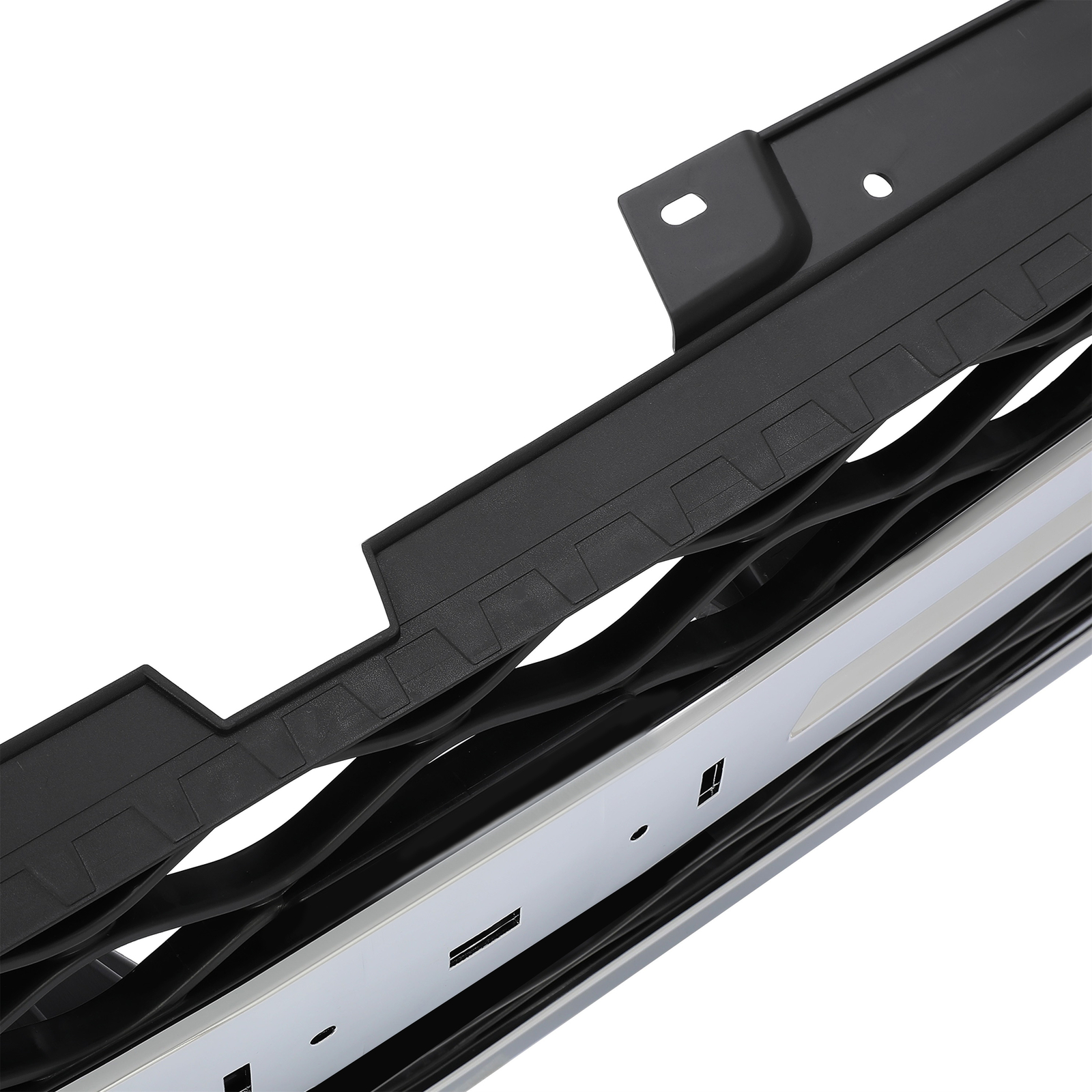 Front Grille Chrome +Matte Black For Chevy Silverado Sierra 2500 3500 HD 2011-14