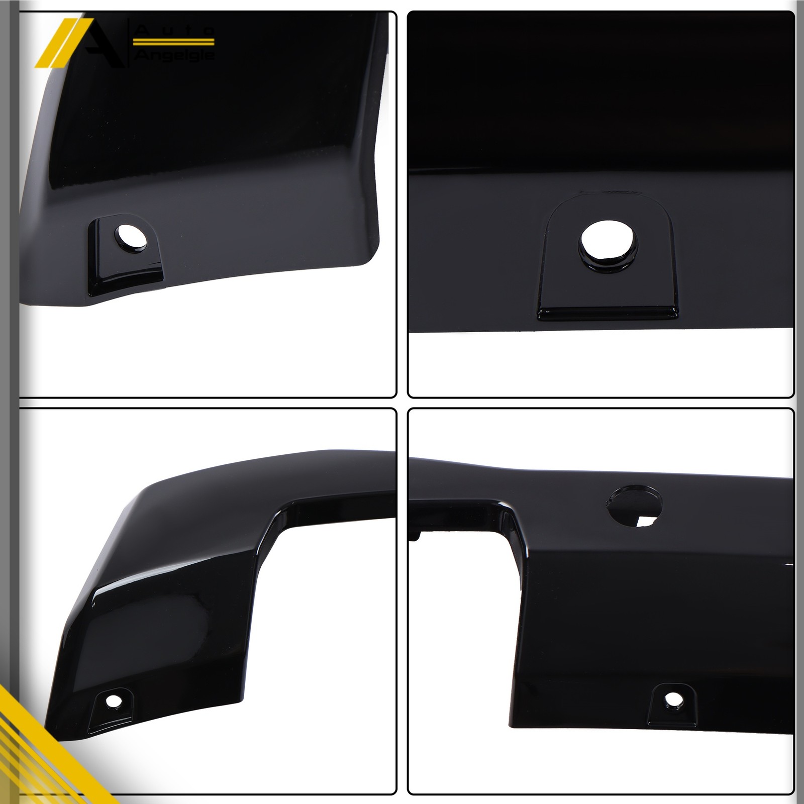 Front Lower Valance Panel W/ Sensor Holes Black For Ford Ranger 2019- 2022 2023