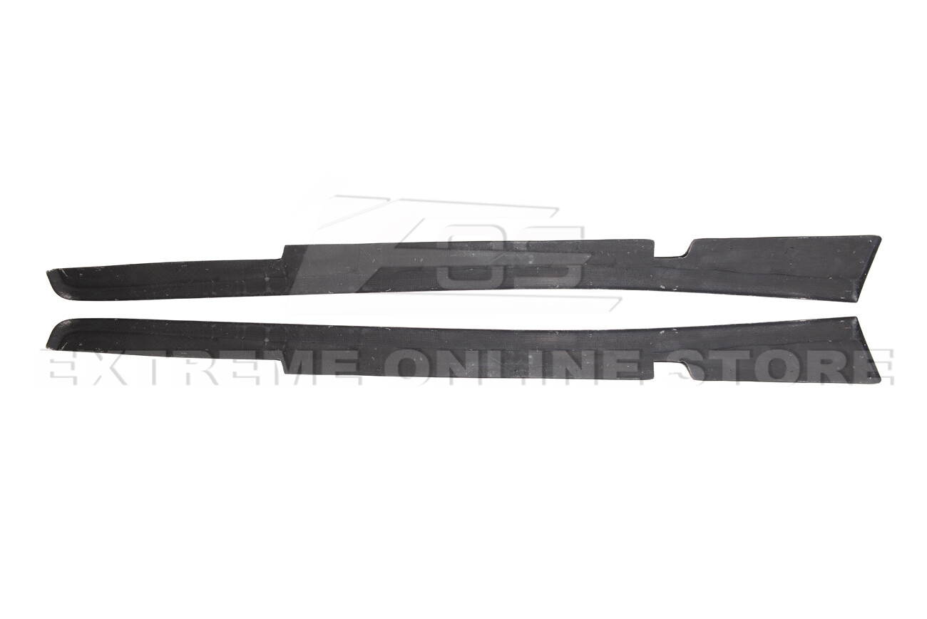 For 97-04 Corvette C5 | ZR1 Style Carbon Fiber Side Skirts Rocker Panel Pair