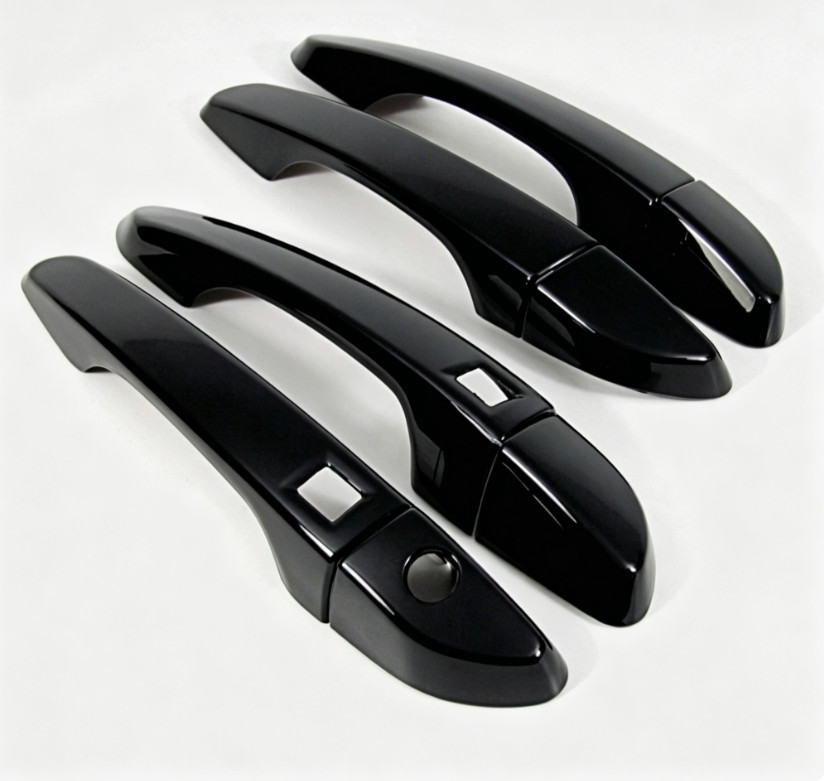 Glossy Pure Black Cover Trim For 2018-2023 Hyundai Kona N Smart Side Door Handle