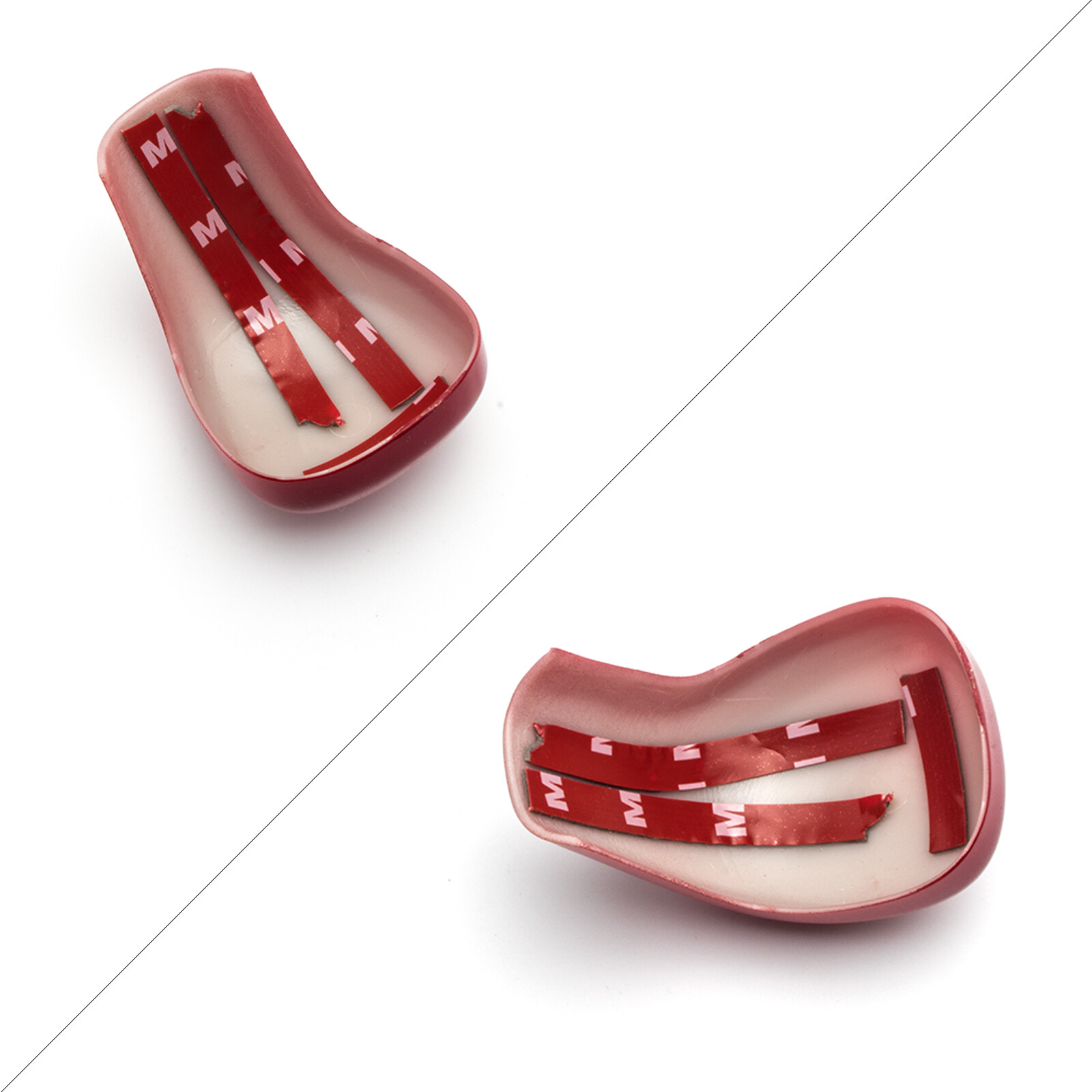 Red ABS Car Interior Gear Shift Knob Cover Trim For Toyota Camry Corolla Avalon
