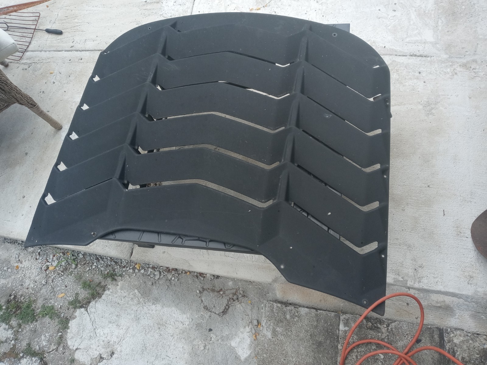Ford Mustang Rear+Side Window Louvers 2015-2023 Lambo style