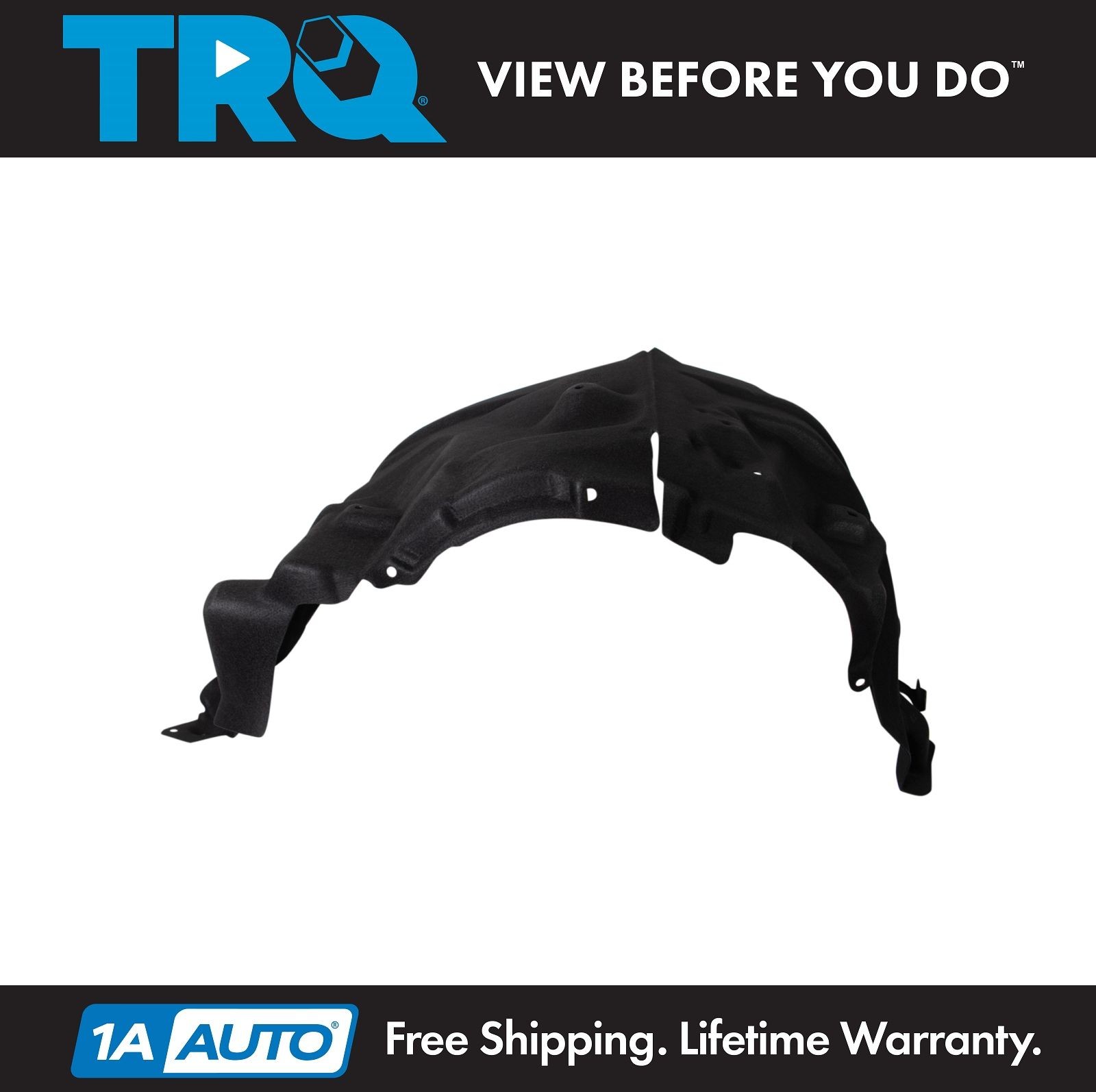 TRQ Right Inner Fender Liner Passenger Side Fits 2024-2025 Toyota Tacoma