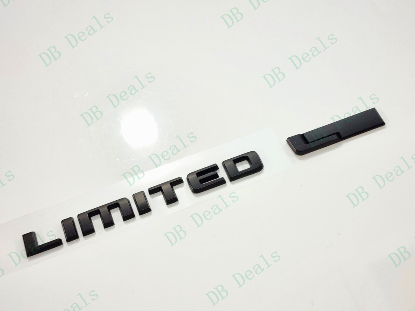 Matte Black Rear Limited & L Emblems Badge Letter 2021+ Jeep Grand Cherokee L WL
