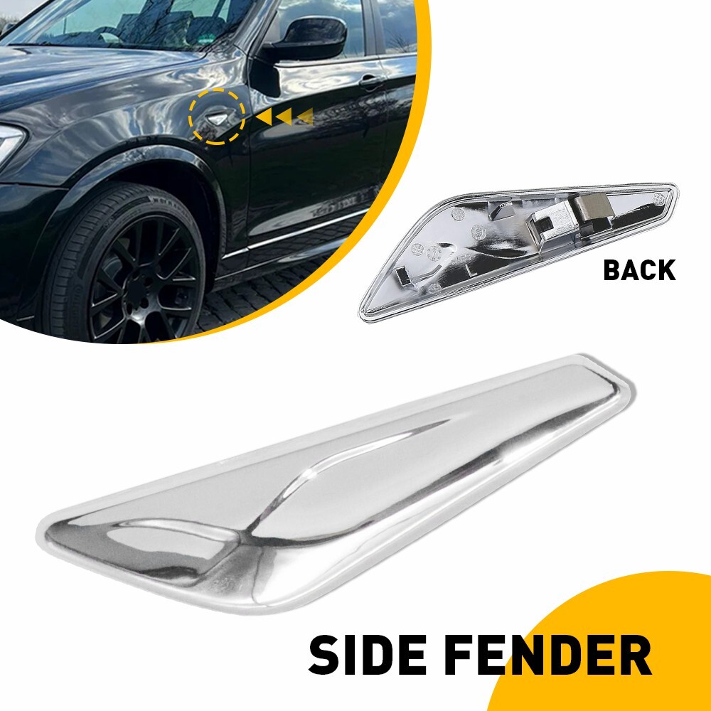 Front Left Fender Side Marker Finisher for BMW X3 X4 F25 F26 15-17 #51117338569