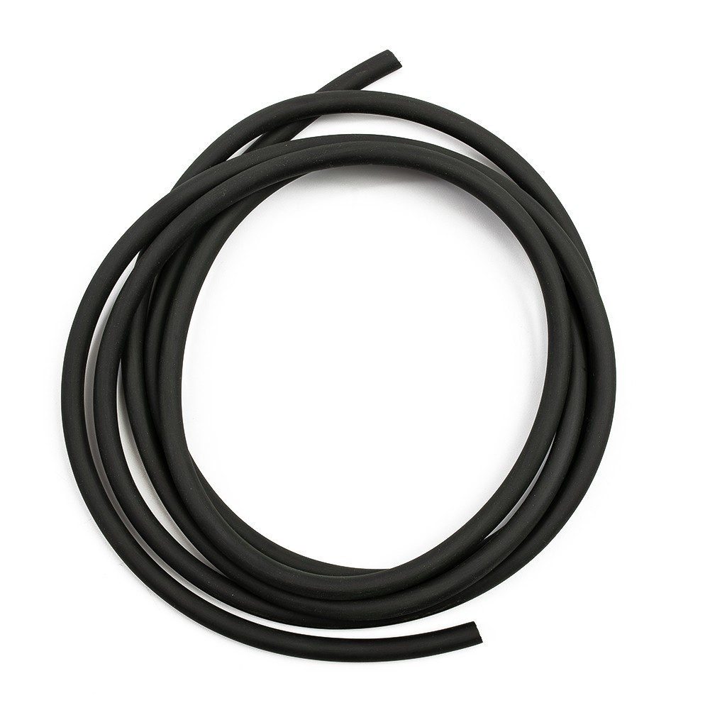 Wiper Hose Washer Spray Hose With Connector Black ABS Plastic+Rubber 2M