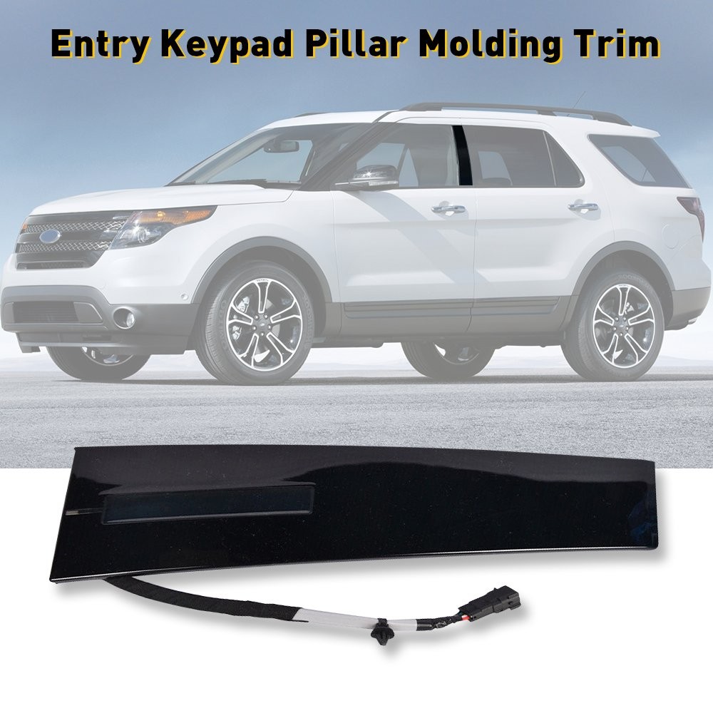 For 11 thru 19 Explorer OEM Ford Door Entry Keypad Pillar Molding Trim LH Driver