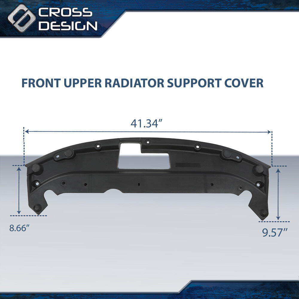 Front Upper Radiator Support Cover Sight Shield Fit For Nissan Sentra 2016-2019