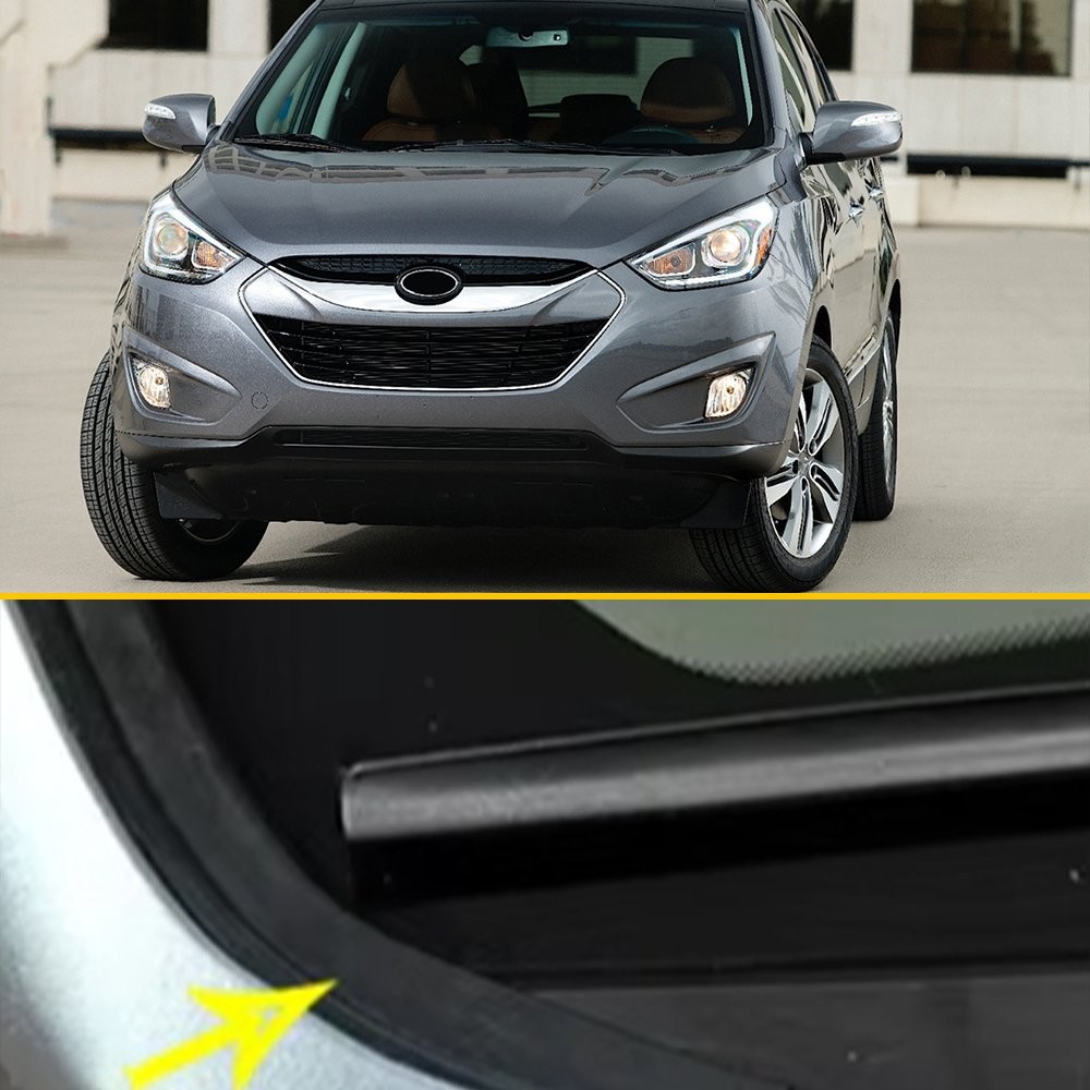 Pair Front Wiper Side Cowl Extension Covers Fit For Hyundai Tucson ix35 10-15 P