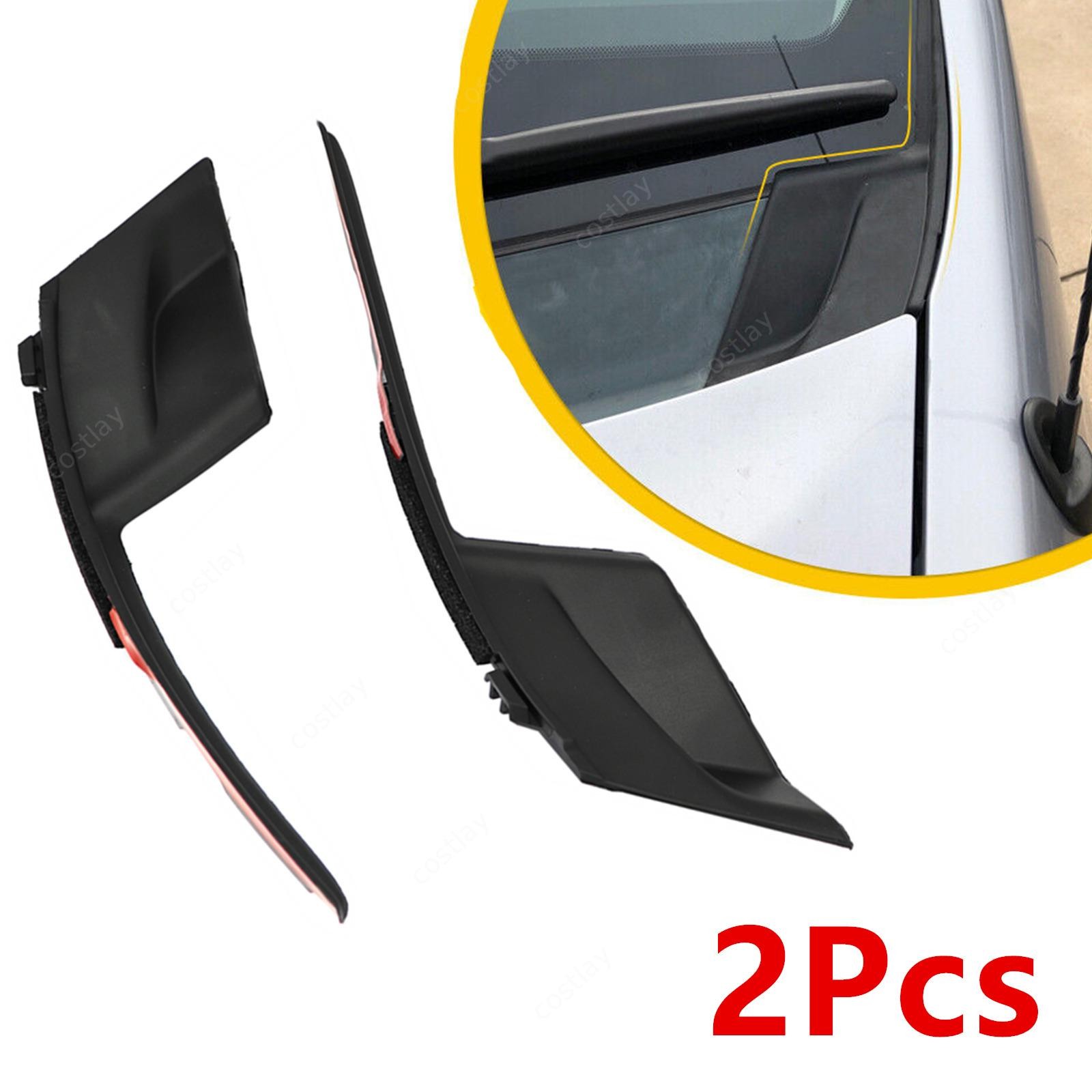 2 PCS New Front Windshield Wiper Cowl Extension Trim For Toyota Sienna 2011-2020