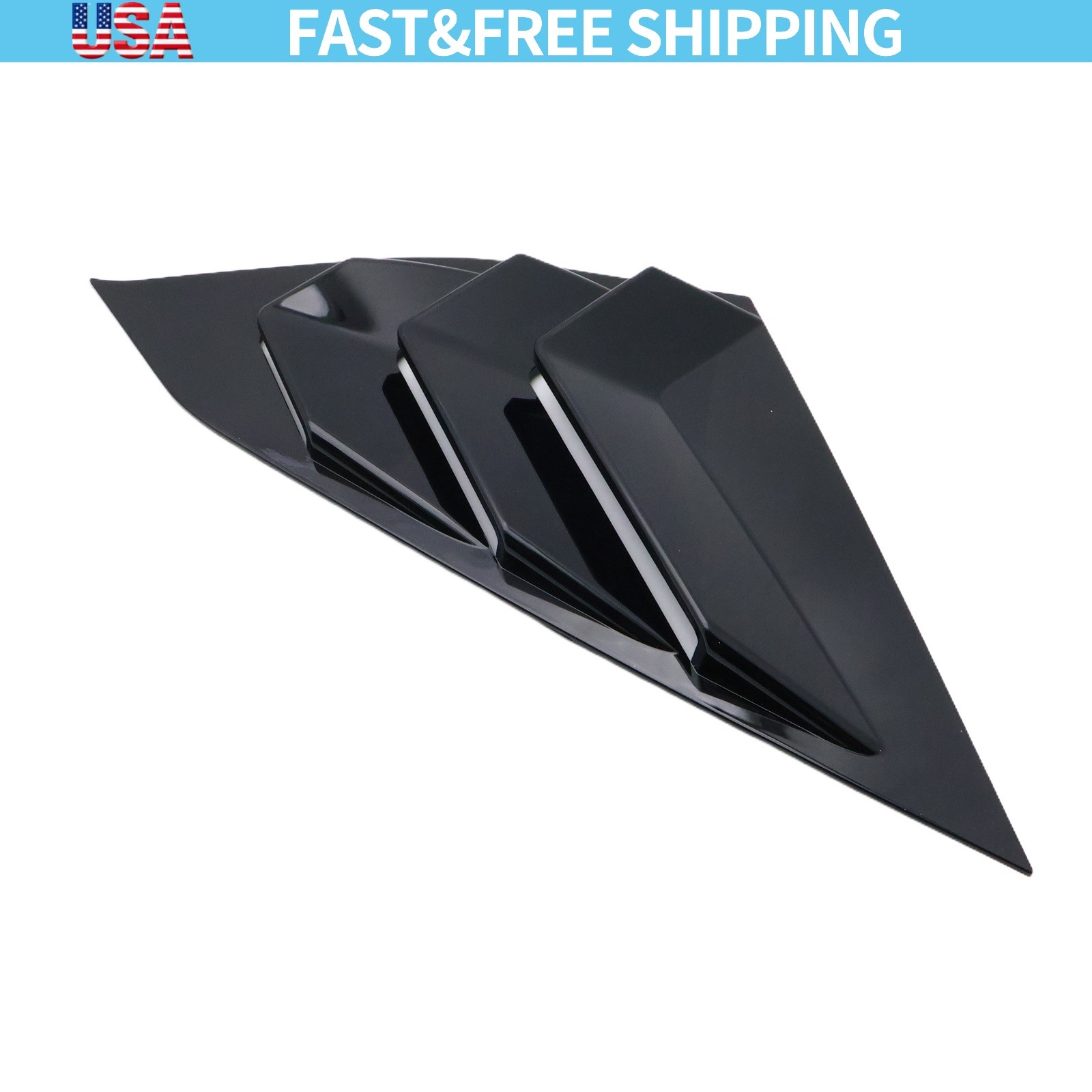 Side Window Louvers Cover For 2018-2020 Honda Accord Glossy Auto Accessories