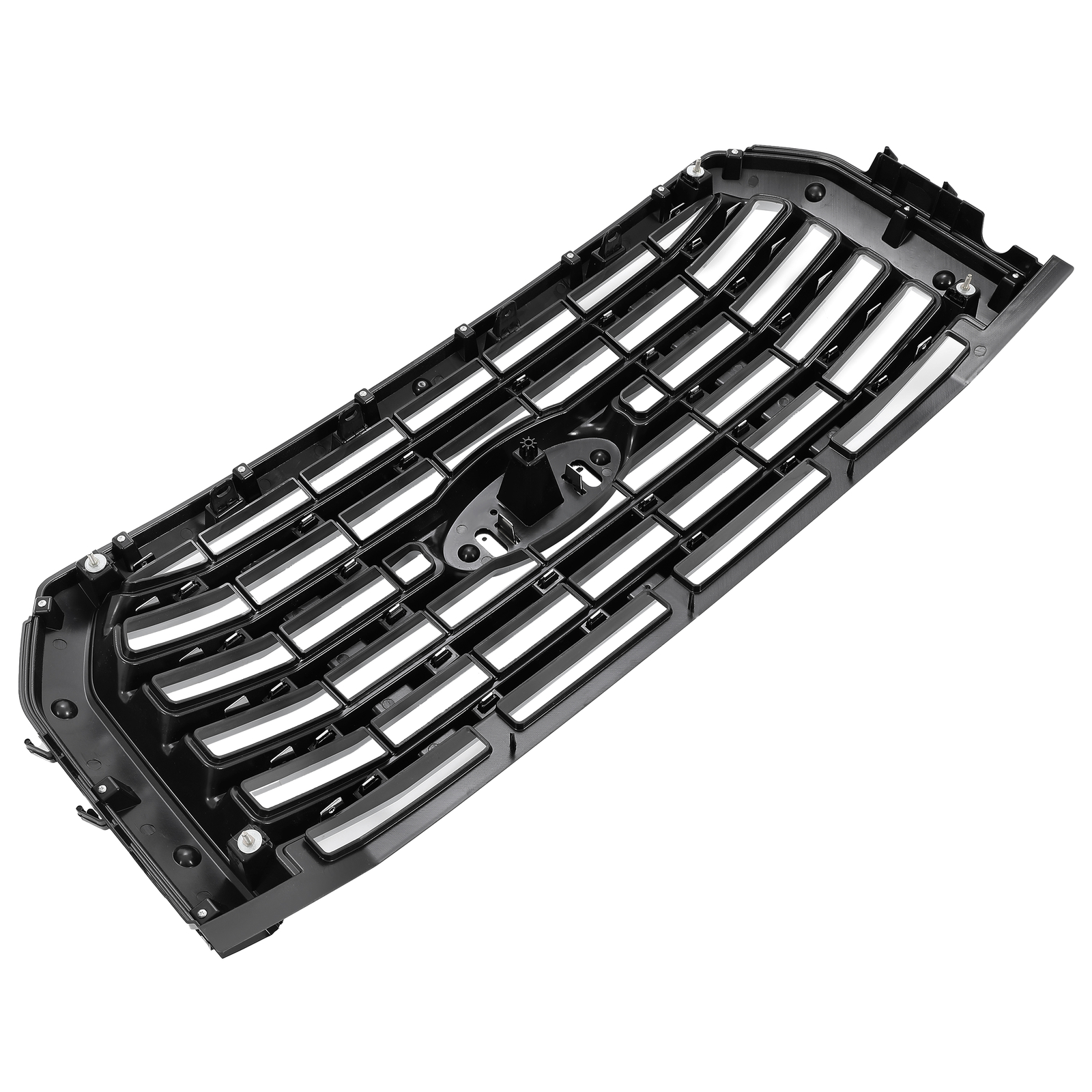 Chrome Front Upper Bumper Grille Mesh Style For Ford F-150 F150 2015 2016 2017