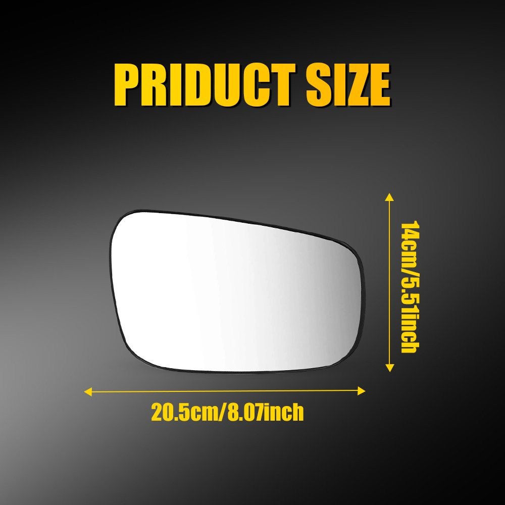 Left Right Heated Mirror Glass W/ Blind Spot for 2005-2023 Nissan Frontier 2-10X