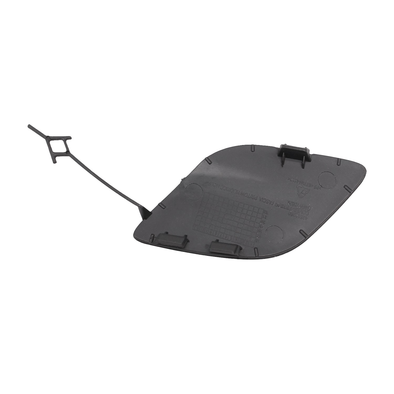 Front Tow Hook Cover for 2017-2022 Buick Encore Made of Pp Plastic Black 4253690
