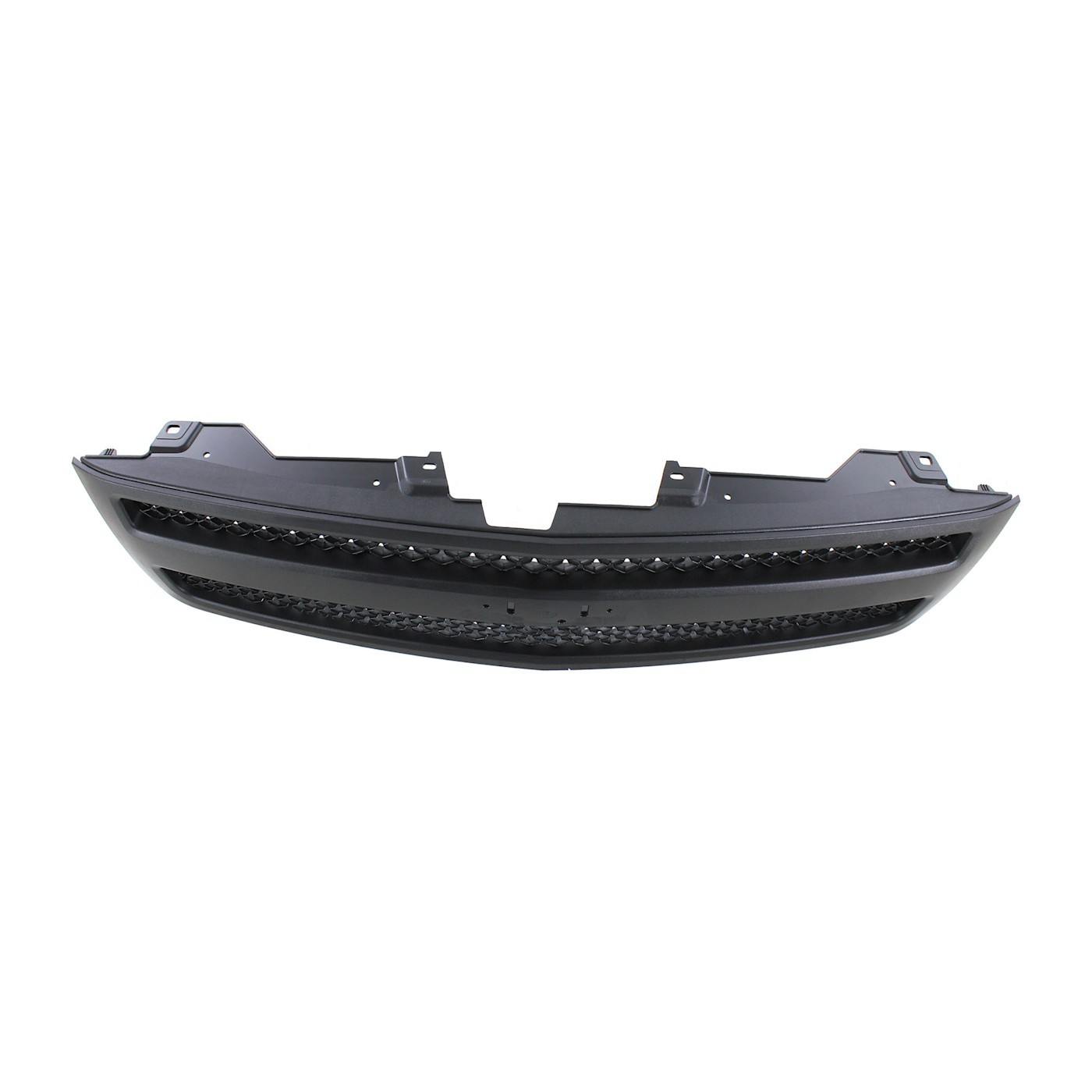Grille Assembly For 2007-13 Silverado 1500 Textured Black With Emblem Provision