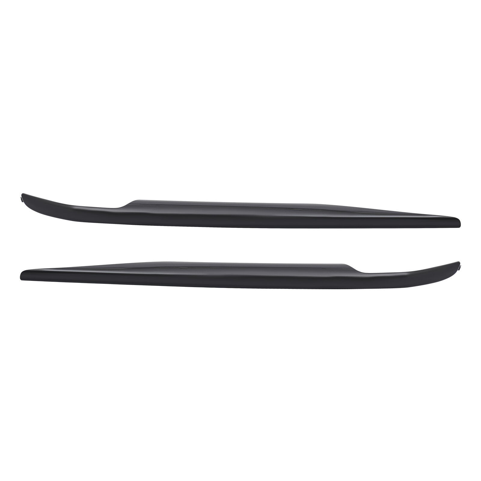 Black Front Left+Right Bumper Trim Set For 2015-2020 Cadillac Escalade Fits ESV